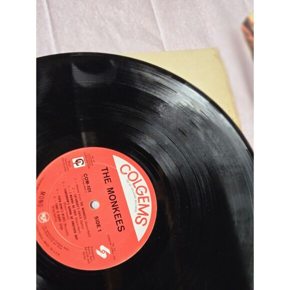 THE MONKEES self titled classic early Rock LP on Colgems COM-101 RE 1966 Used - Picture 8 of 13